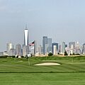 18th Hole at Liberty National Golf Course