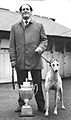 1972 Wimbledon Spring Stakes champion Puff Pastry with owner Mr R.White