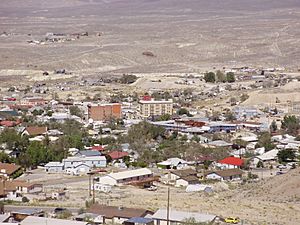 View of central Tonopah from the south