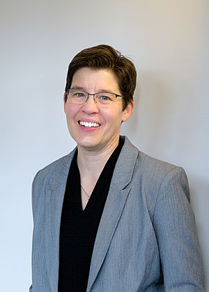 Photograph of materials scientist Jennifer A. Lewis taken in 2017