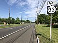 2018-05-21 16 09 20 View east along New Jersey State Route 33 at Middlesex County Route 619 (Applegarth Road-Butcher Road) in Monroe Township, Middlesex County, New Jersey