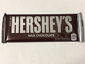 2020-07-22 10 32 43 A wrapped Hershey's Milk Chocolate bar in the Dulles section of Sterling, Loudoun County, Virginia.jpg