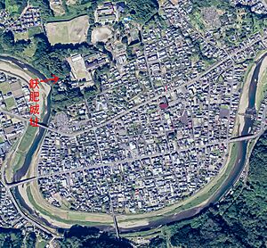 Aerial photograph of Obi District 2020
