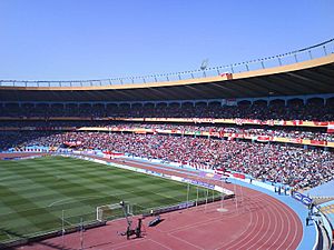 Aleppo International Stadium, day view, 2009 (2)