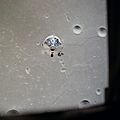 Apollo 11 CSM photographed from Lunar Module (AS11-37-5445)