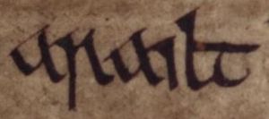 Aralt mac Sitriuc (Oxford Bodleian Library MS Rawlinson B 503, folio 17r)