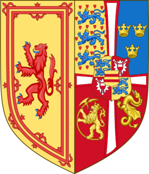 Arms of Margaret of Denmark