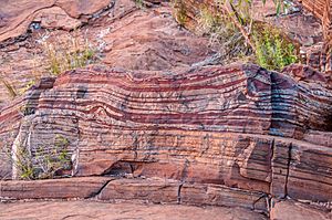 Banded iron formation Dales Gorge