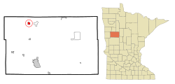 Location of Ogema, Minnesota