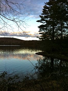 Bigelow Hollow State Park view north from southern shore of Mashapaug Pond.jpg