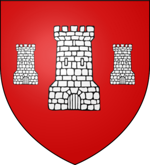 Blason ville fr Belvès (Dordogne)