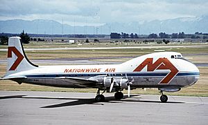Carvair in Christchurch (New Zealand) 1977