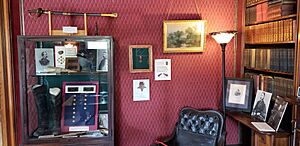Chamberlain House display of Chamberlain's Civil War memorabilia