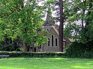 Church of the Holy Trinity, Hatfield Heath, Essex, from the east.jpg