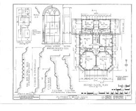 Clifford Miller House, State Route 23, Claverack, Columbia County, NY HABS NY,11-CLAV,2- (sheet 3 of 14)