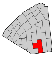 Map highlighting Clifton's location within St. Lawrence County.