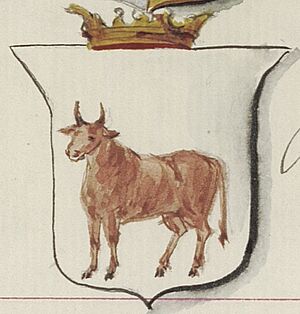 Coat of arms of Stanislovas Augustas Poniatovskis, painted in 1875