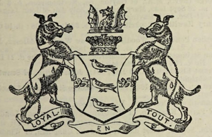 Coat of arms of the Browne family of Croft.png