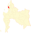 Location of San Pedro de la Paz commune in the Biobío Region