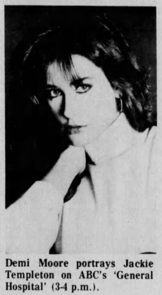 Demi Moore - The Ithaca Journal (1982)
