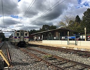 Doylestown PA SEPTA station October 2017