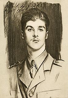 Edward Wyndham Tennant (For remembrance, soldier poets who have fallen in the war, Adcock, 1920 pg 91).jpg