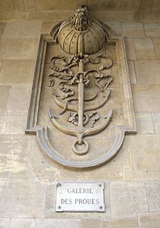 Galerie des Proues, Palais-Royal, Paris