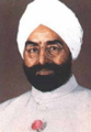 Giani Zail Singh 1995 stamp of India (cropped)