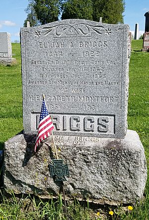 Grave of Elijah A. Briggs