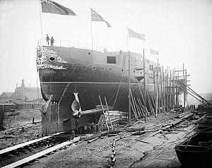 HMS Sans Pareil ready for launching 1887 Flickr 5374541067 30e01bf104 o