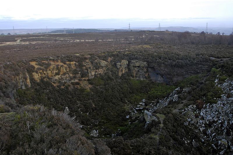 Harden Moor looking eastwards