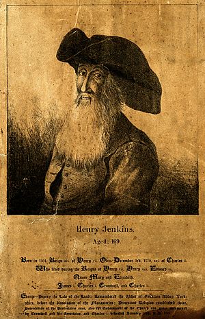 Henry Jenkins, aged 169. Lithograph after Walker. Wellcome V0007145.jpg