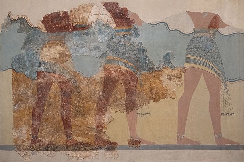 Heraklion — Procession fresco