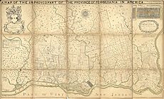 Holme's Map of Pennsylvania (1687)