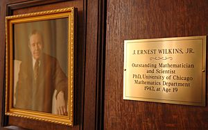 J. Ernest Wilkins, Jr. -University of Chicago dedication, March 2007 -No. 19