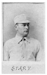 Joe Start of the Providence Grays baseball team in 1879