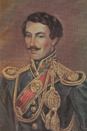 José María Pérez de Urdininea. Anonymous author. c. 1900s, Palacio Quemado, La Paz.png