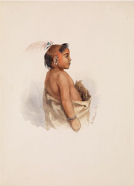 Karl Bodmer Omaha Boy 1833