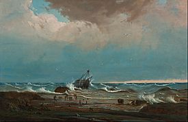 Knut Bull - The wreck of 'George the Third' - Google Art Project.jpg