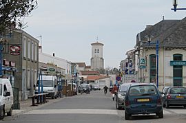 Town center and commercial district