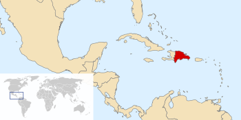 Location of Santo Domingo