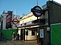 London U-Bahn Aldgate East Eingang