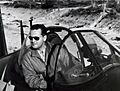Lynn Garrison in cockpit 1966