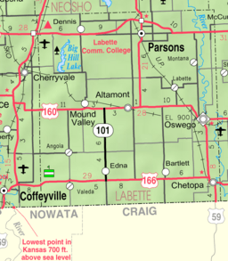 Map of Labette Co, Ks, USA.png
