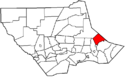 Map of Lycoming County Pennsylvania Highlighting Shrewsbury Township.png