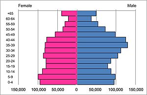 Medina Age Structure Chart