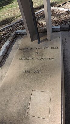 Memorial for Gertrude Augusta Bell, Bowman Park, Mount Alford, 2017