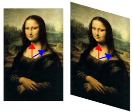 Mona Lisa with eigenvector