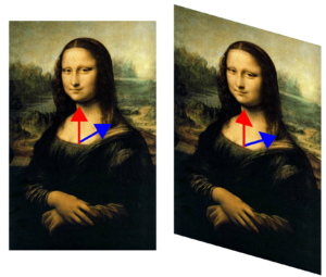 Mona Lisa with eigenvector