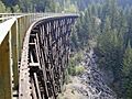 Myra Canyon Section of the Kettle Valley Railway August 2003